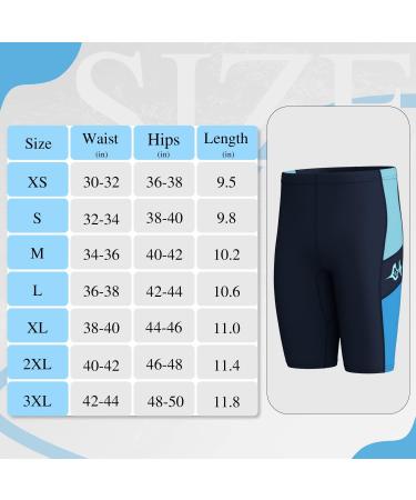 GoldFin Men Neoprene Wetsuit Shorts 3mm Navy Large | Ideal for Water Sports - Buy Online on SooperMarket.com