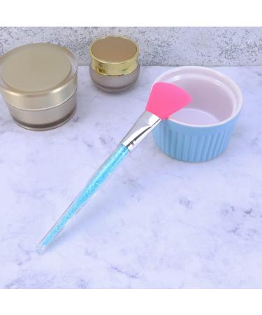 FOMIYES Silicone Brush Facial Brush Facial Brush Silicone Makeup Brush Cosmetic Applicator 14*4cm Blue - Buy Online on SooperMarket.com
