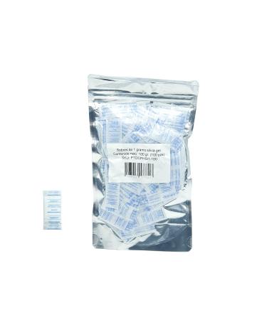 Desecamen - silicail package - desiccant - dehumidifier - moisture absorber - non -toxic - food quality (100 1g) 100 1G