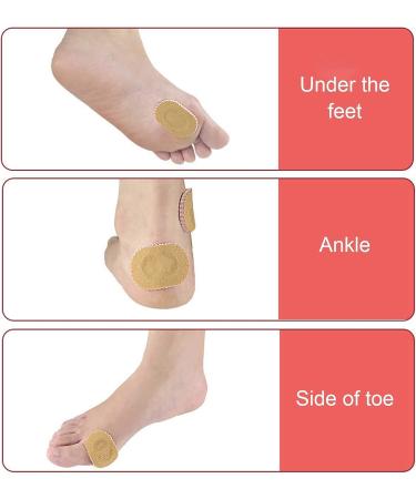 Corn Remover Pads - Self-Stick Adhesive Cushions for Feet - Anti-Friction Foot Care - 5PCS - Buy Online on SooperMarket.com