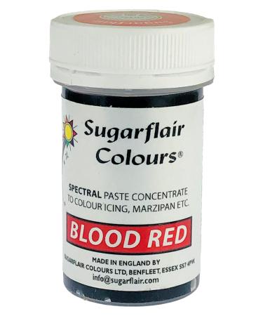 Sugarflair Colours Spectral Food Colouring Paste Blood Red 25g