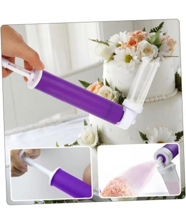 CRAFTHROU 2pcs Cake Sprayer Cake Coloring Spray Manual Cake Coloring Airbrush Cake Pump Sprayer Plastic Purple - Buy Online on SooperMarket.com