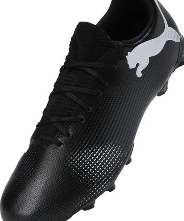 PUMA Men's Future 7 Play FG/AG Soccer Shoe - Black/White Size 43 EU - Ideal for International Shipping - Buy Online on SooperMarket.com