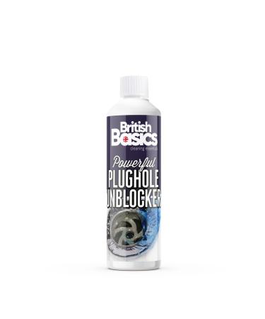 British Basics - Plughole Unblocker 500ml Clear
