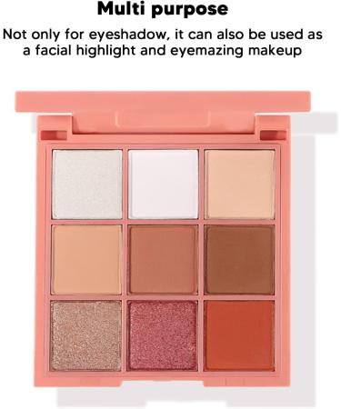 9 Colors Eyeshadow Palette Makeup Palette Eye Shadows Easy Coloring Eyeshadow Makeup Kit Long Lasting Eye Makeup Palette for Eyeshadow Face Highlighter Eyemazing Makeup (M9-2) - Buy Online on SooperMarket.com