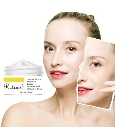 Buy Retinol Cream for Face - Anti-Aging Moisturizer with Hyaluronic Acid | Nourishing Anti-Wrinkle Repair Cream for All Skin Types - 1.05 Oz - Buy Online on SooperMarket.com