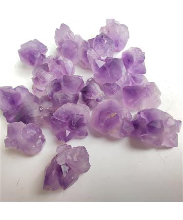 100g Natural Raw Stone Crystal Amethyst Irregular Rock Purple for Specimen Collection Garden Decor Reiki Crystal Stone 1-2cm Purple - Buy Online on SooperMarket.com