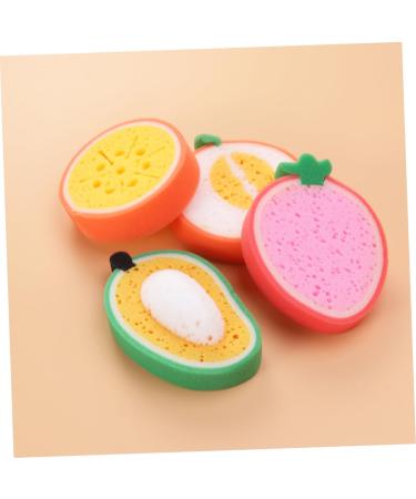 NOLITOY 12 Pcs Body Wash Sponge Set - Cute Exfoliating Shower Pads for Kids - Mini Dollhouse Bath Sponge & Wooden Snowman Design - Ideal for Children's Bath Time - Buy Online on SooperMarket.com