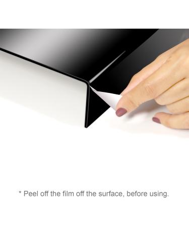 Julius Studio 2 Pcs 9.5 x 9.5 Inch Tabletop Acrylic Reflective Display Set for Product Photography - Black & White | JSAG373 - Buy Online on SooperMarket.com