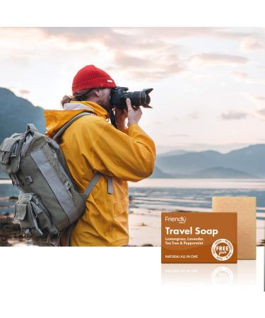 Travel Soap 95g - Travel-Friendly Eco-Friendly & International Shipping Available - Buy Online on SooperMarket.com