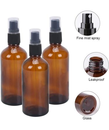 Buy Ouyanka 3-Piece 100ml Glass Spray Bottles - Fine Fog Atomizer for Essential Oils & Perfumes - International Shipping Available - Buy Online on SooperMarket.com