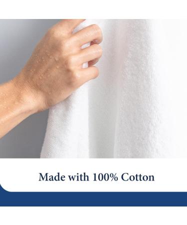 2-Pack Essential Cotton Washcloth Towel Set - Ultra Soft & Absorbent - Luxury Plush Towel for Bathroom & Kitchen - Ivory & Beige - Buy Online on SooperMarket.com