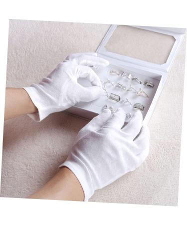 Healeved 36 Pairs Vinyl Glove Hair Coloring Moisturizing Hand Hair Dyeing Kitchen Cotton Work Jersey White Labor Protection Cotton - Buy Online on SooperMarket.com