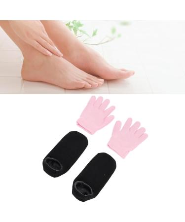 Moisturizing Gel Spa Gloves Socks Set for Dry Cracked Feet Hands Essential Oil Gel Moisturizers Socks for Women Men Cotton Material - Buy Online on SooperMarket.com