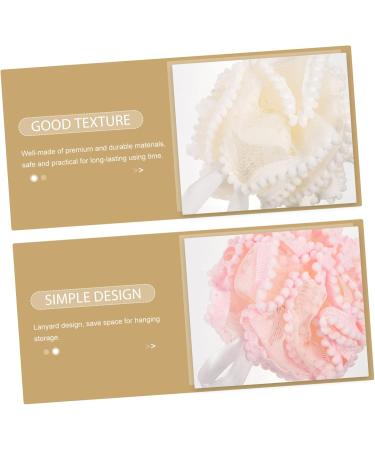 Gatuida Shower Ball - 2pcs Bath Scrub Flower Travel Body Brush & Back Cleaner Towel | Ideal for Relaxation & Cleaning - Buy Online on SooperMarket.com