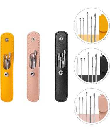 FRCOLOR 6 Sets Spiral Ear Pick Cleaner - Stainless Steel Ear Wax Removal Curette - Ear Cleaning Tools - 15x2.8cm - 2pcs - Buy Online on SooperMarket.com