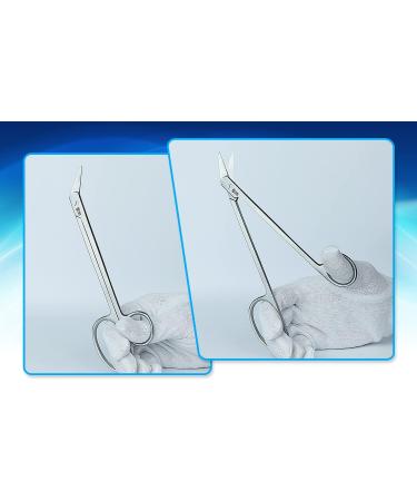 SMI Extra Long Foot Nail Scissors - Stainless Steel Pedicure Scissors for Thick Nails | 18 cm Footnail Scissors for Seniors - Buy Online on SooperMarket.com