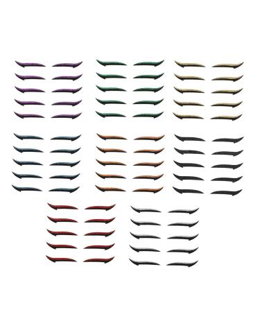 Gogogmee 40 pairs Double Womens Eyelid Quick Glitter Eyes Tapes Eyeshadow Strips Eye Adhesive Reusable