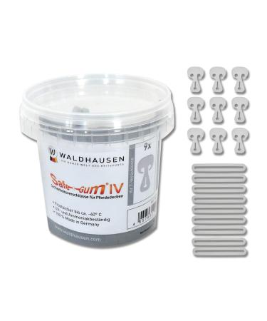 WALDHAUSEN Safe-Gum set of 18 mixed 18 pieces grey