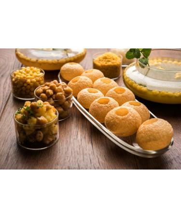 JCR Pani Puri Raw Pellets 1 Kg - Authentic Indian Street Food Snack - Buy Online on SooperMarket.com