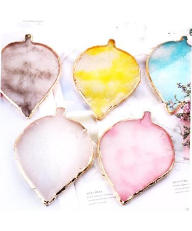 minkissy Nail Art Painting Gel Palette Nail Art Polish Holder Manicure Palette Resin Makeup Palette Manicure Nail Palette Nail Art Display Color Display Plate Resin Palette Cosmetic Tool 9.5*8*1cm - Buy Online on SooperMarket.com