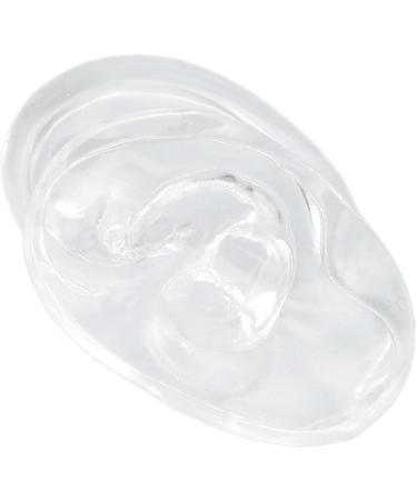 High-Quality Silicone Human Right Ear Model for Ear Sewing Practice - Waterproof Transparent Large Base - Buy Online on SooperMarket.com