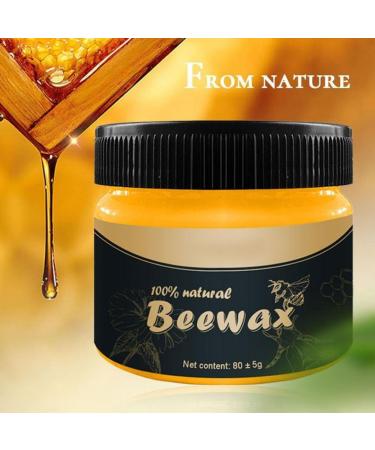 Furniture Polishing Beeswax - Premium Wood Floor Cleaning Wax with Sponge for Tables & Cabinets Care - Buy Online on SooperMarket.com