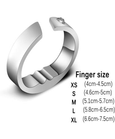 Titanium Steel Anti-Snoring Ring | Acupressure Natural Therapy Snoring Aid | Insomnia Solution (Extra Small) - Buy Online on SooperMarket.com