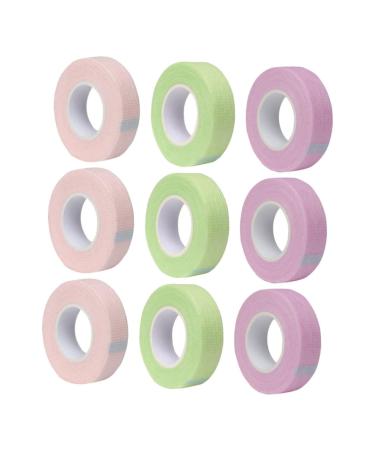 Ipetboom 9 Rolls Lash Tape Protective Agent Non-woven Fabric Eyelash