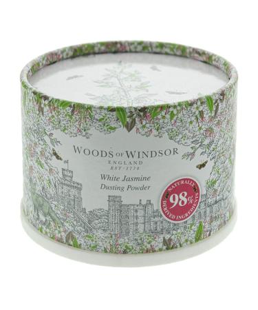 White Jasmine by Woods of Windsor 3.5 oz Body Dusting Powder with Puff