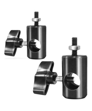 LimoStudio 2 Pack Rapid Adapter Converter 5/8" Stud to 17mm Long 1/4" Thread Camera Mount Bracket Multi Functional Mount Adapter for Light Stand Tip Boom Arm, Photography Photo Studio, AGG3140 2PACK