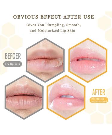 SWETIYOU Lip Plumper Set - Bee Balm & Honey Pot Gloss for Moisturizing, Hydrating & Exfoliating Lips - Buy Online on SooperMarket.com