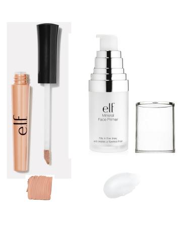 e.l.f. Mineral Infused Face Primer (83401/Clear) e.l.f. Shadow Lock Eyelid Primer (21711) Beauty Kit (2 Packs)