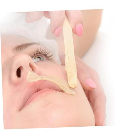 FOMIYES 800 Disposable Beauty Wax Strips - At-Home Hair Removal Wooden Wax Spatula Natural Birch Bar - Buy Online on SooperMarket.com