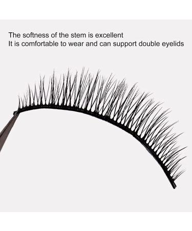 5Pcs Short Fake Mink Eyelashes - Natural Look Perfect Fit 8mm Fiber Extensions for Eye Makeup - Buy Online on SooperMarket.com