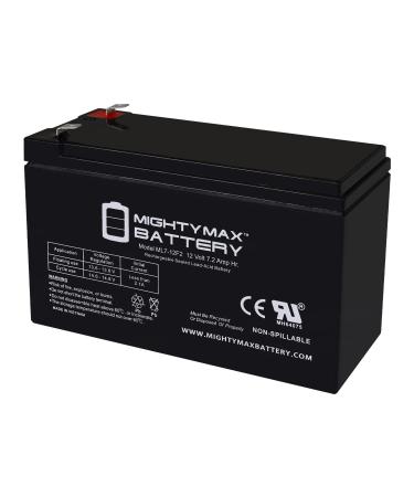 Mighty Max Battery 12V 7Ah F2 Replacement Battery for Geek Squad 875VA UPS