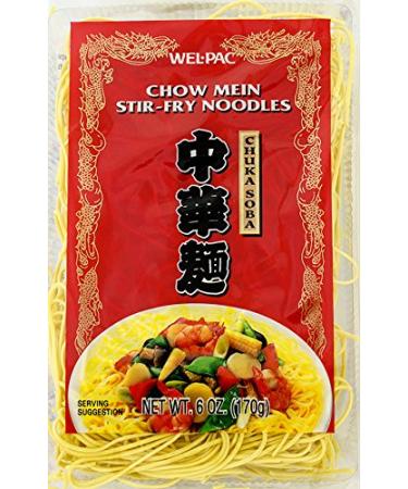 Welpac Chow Mein Stir-Fry Noodles, 6 Ounce (Pack of 12)