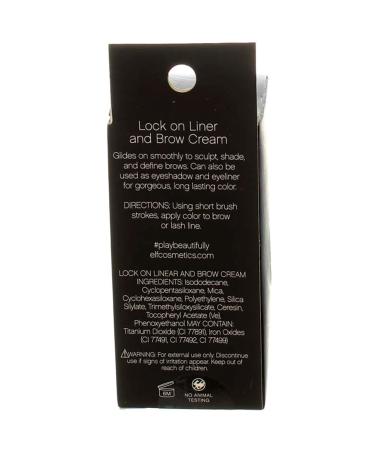 e.l.f. Lock On Liner and Brow Cream in Espresso for Women - 0.17 oz (Pack of 2) - Buy Online on SooperMarket.com