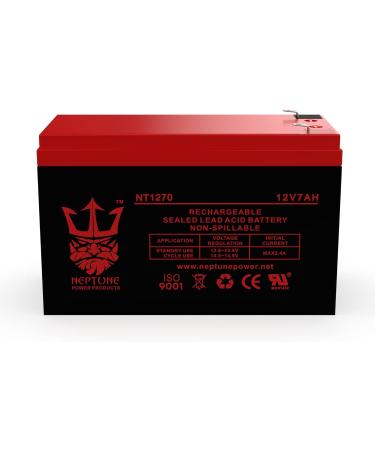 Neptune NT1270 12V 7Ah Replacement SLA Battery - Ideal for Solex BD127 & SB1270 Alarm Backup | International Shipping - Buy Online on SooperMarket.com