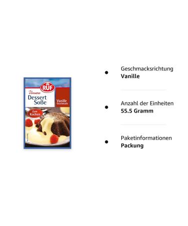 Buy Sugar-Free Vanilla Dessert Sauce Powder - 3 Pack for Cooking Cakes & Strudels | Flavorful Vanilla Taste - Buy Online on SooperMarket.com