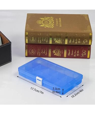DUOFIRE Adjustable Plastic Organizer Container Storage Box with 15 Grids - 4 Pack, Ideal for Jewelry, Beads, Earrings, Fishing Hooks, Small Accessories - Buy Online on SooperMarket.com
