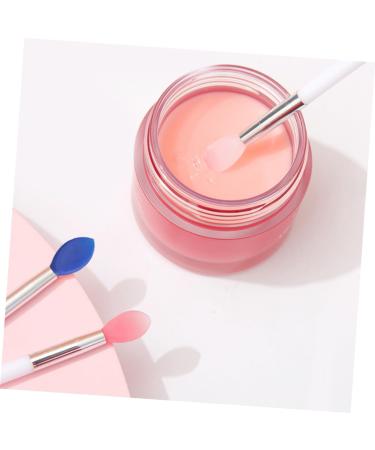 24pcs Translucent Lip Balm & Makeup Brush Set - Silicone Lip Applicator Wands for Lip Gloss Tint & Mask - Portable Beauty Tools for Flawless Lips - Buy Online on SooperMarket.com