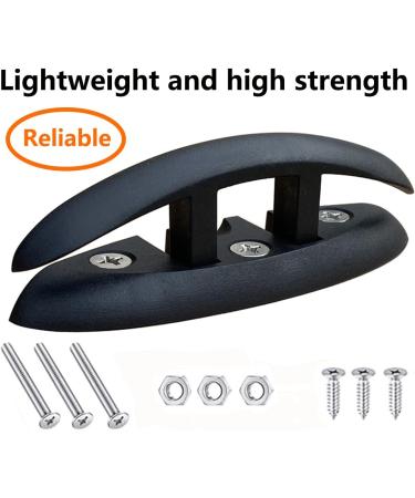 LSahyong 5 Folding Flip Up Cleat Dock Deck Boat Marine Kayak Hardware - Black (4 Pack) - Buy Online on SooperMarket.com