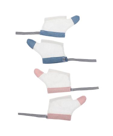 KALLORY 2 Pairs of Baby Stop Thumb Sucking Gloves  Thumb Sucking Stop Baby Finger Sucking Stopper Finger Guard for Kids 11.5x6.5x0.5cm - Buy Online on SooperMarket.com