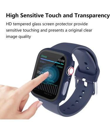 Haojavo 12 Pack Case for Apple Watch Series 8 & 7 45mm with Tempered Glass Screen Protector - Ultra-Thin Scratch Resistant Bumper Cover 12 Pack - Buy Online on SooperMarket.com