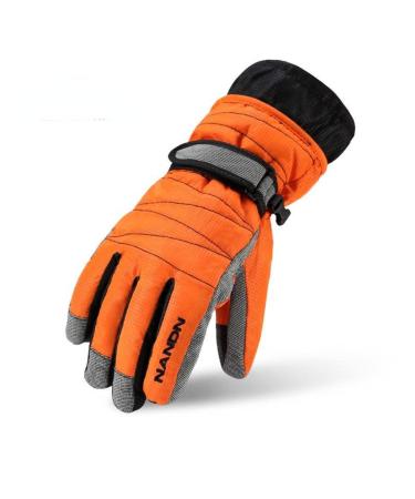 Ski Gloves Couple Outdoor Cold-Proof Plus Velvet Riding Gloves Wind-Proof Cold-Resistant Warm Split-Finger Gloves Lorange