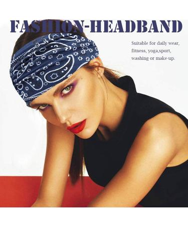 CAKURE Boho Wide Headbands Set-1 - Pack of 3 | African Turban Head Wraps for Women & Girls - Buy Online on SooperMarket.com