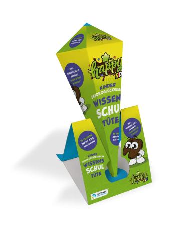Happy Kidz School bag - chocolate gap cookies.The school bag with knowledge and motivation (15 gluecover biscuits e 6g) including a friendship band and collective album 15 pieces (1 Pack)