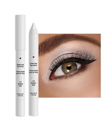 Reddhoon Shimmer Eyeshadow Stick Soft & Smooth Cream Eyeshadow Pencil Crayon with Sharpener 2 In 1 Multi-use Eyeliner & Eyeshadow Stick Long Lasting & Waterproof Eyeshadow Pen Eye Makeup A1