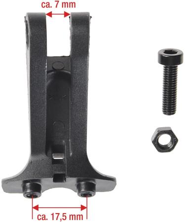 Buy Alles-Rad Bicycle Lamp Holder/Headlight Holder for E-Bike - Compatible with SR Suntour CR8 NEX NCX - Black | International Shipping Available - Buy Online on SooperMarket.com